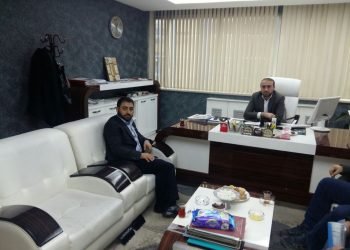 Başkanımız Osman AVCIL, Yönetim Kurulu Üyelerimizden Nurettin Parlakyıldız’ı kendi iş yerinde ziyaret etti.