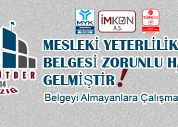 Mesleki Yeterlilik Belgesi Başvuru Evrakları