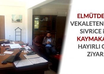 Sivrice Kaymakamına Hayırlı Olsun Ziyareti