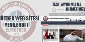 Elazığ İnşaat Müteahhitleri Derneği Web Sayfamız Yenilendi