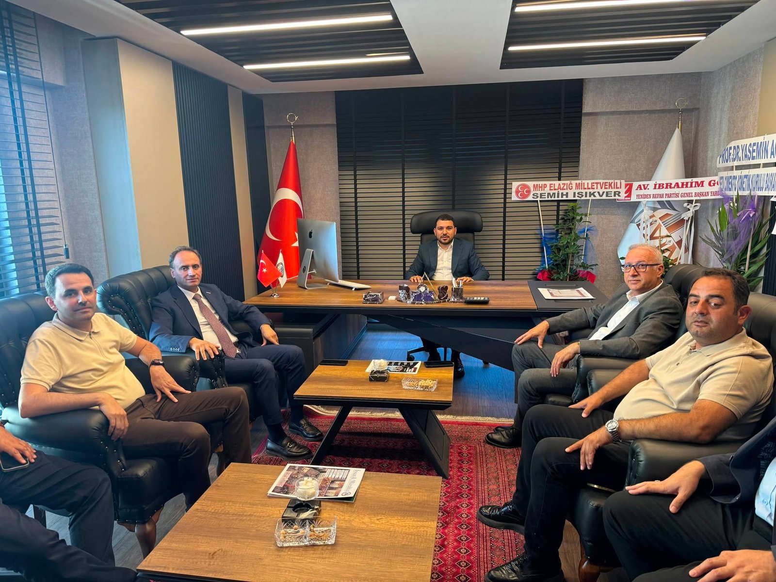 MÜSİAD Elazığ Şube Başkanı Sayın Fatih Karakaya ve Yönetim Kurulundan Derneğimize Hayırlı Olsun Ziyareti