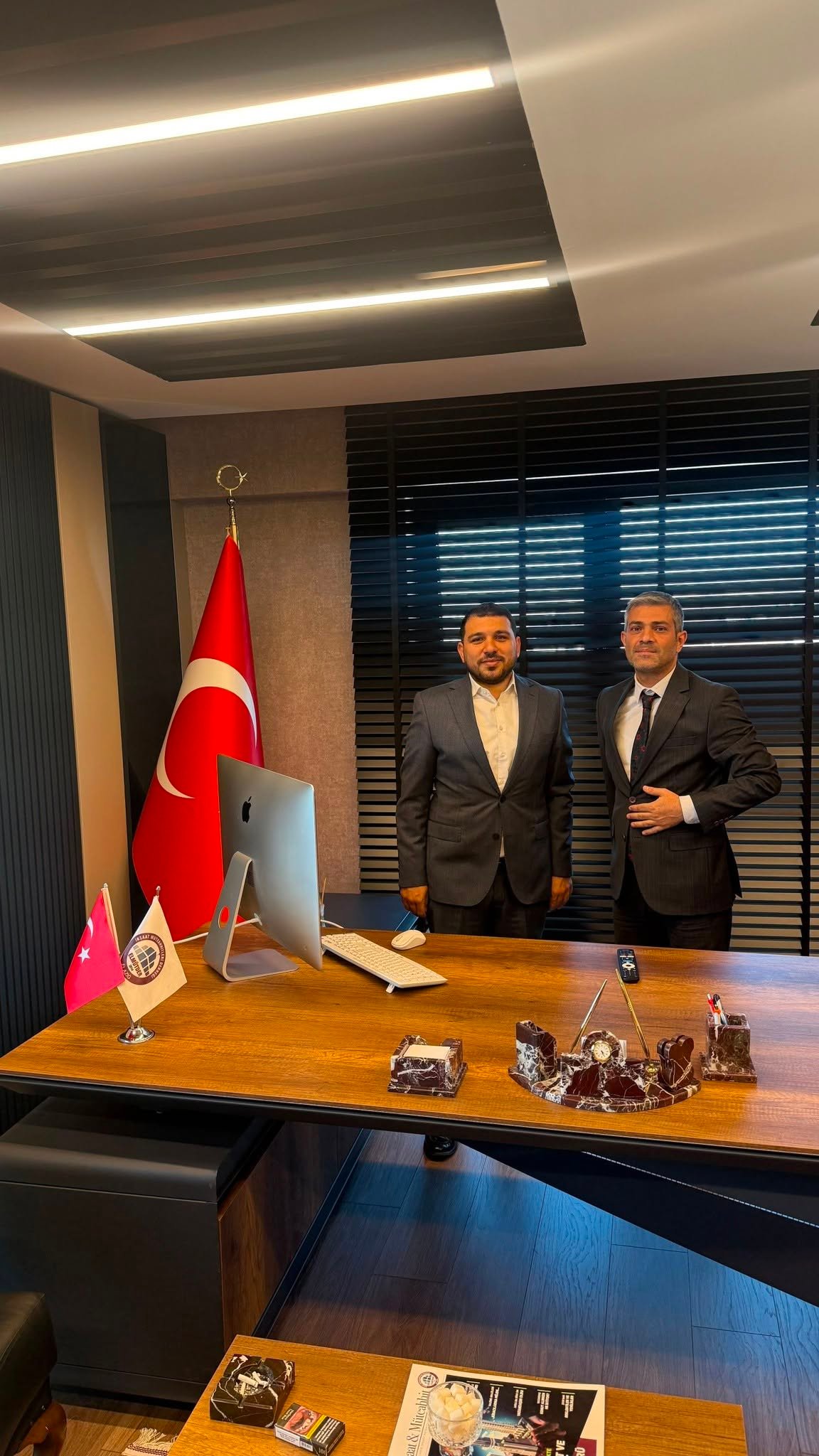 Vakıf Katılım Müdürü Sayın Samet Canpolat’tan Derneğimize Hayırlı Olsun Ziyareti